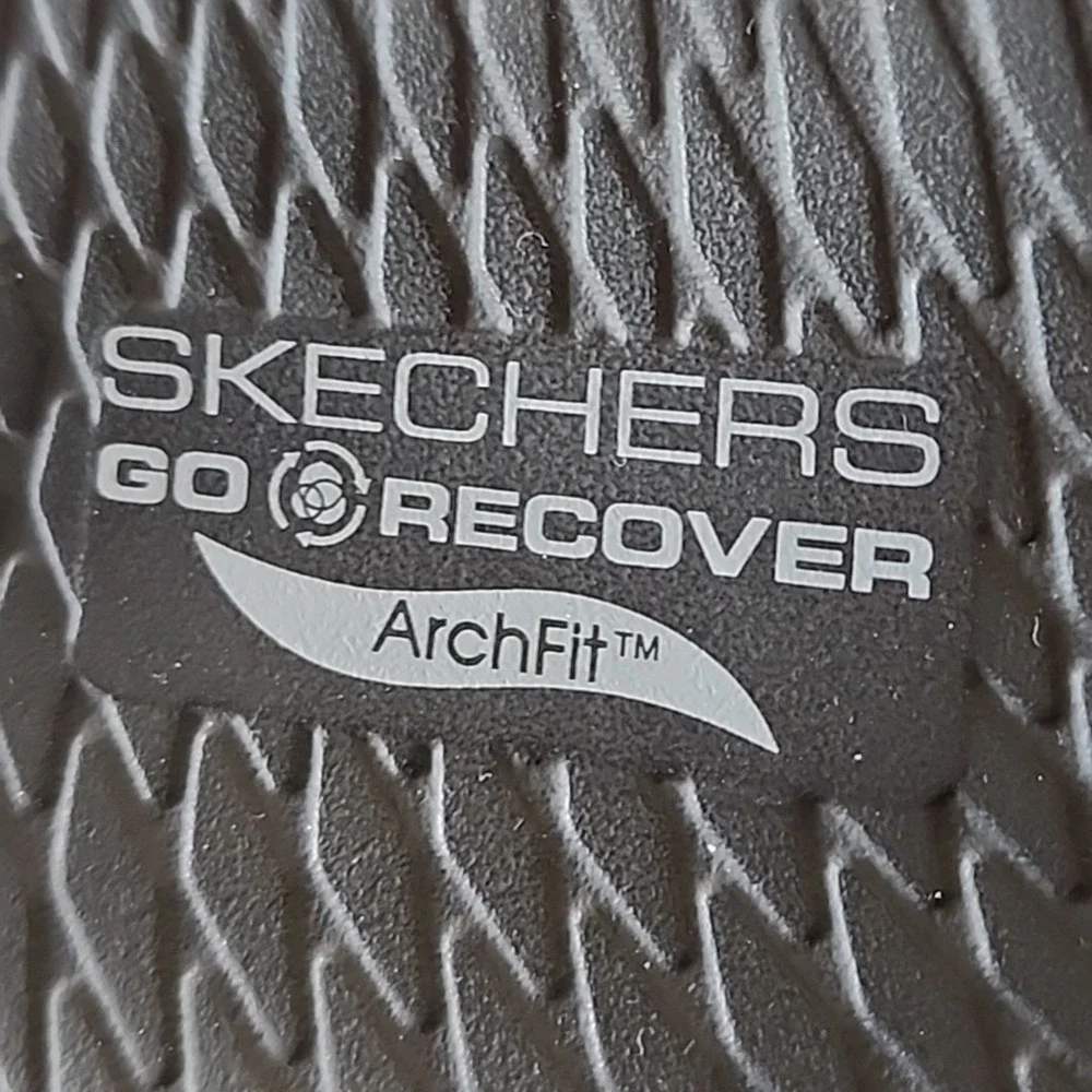 Skechers GO Recover Refresh‎ Arch Fit Recovery Thong Men's 12M Black